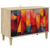 vidaXL Gabinete para TV HEESCH 69 x 33 x 50 cm Sonoma