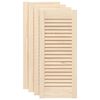 vidaXL Portas de arm&aacute;rio 4 pcs com design de persiana pinho maci&ccedil;o