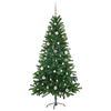 vidaXL Árvore de Natal com 150 LEDs com suporte Verde 150 cm PE