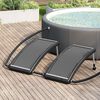 vidaXL Painéis de aquecimento solar curvos p/ piscina 2 pcs 110x65 cm