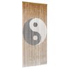 vidaXL Cortina de Porta Inseto multicolorido 200 x 90 cm Bambu