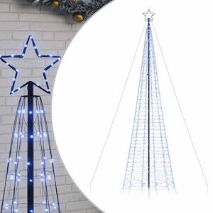 vidaXL &Aacute;rvore de Natal LED com Spikes 1534 LEDs Azul 500 cm