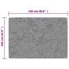 vidaXL Tapete lav&aacute;vel 160x230 cm cinzento