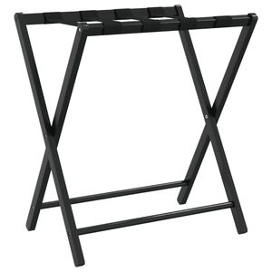 vidaXL Suporte de bagagem 68,5x38x58 cm bambu preto