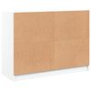 vidaXL Aparador 102x37x75,5 cm derivados de madeira branco