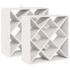 vidaXL Escorredor de Vinho 2 unid. Branco 62 x 25 x 62 cm