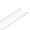 vidaXL Prateleiras de parede 4 pcs 40x9x3 cm branco