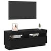 vidaXL Gabinete para TV Carvalho Preto 100 x 35 x 40 cm