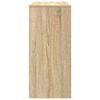 vidaXL Aparador com gavetas e portas 70,5x34x74,5 cm carvalho sonoma