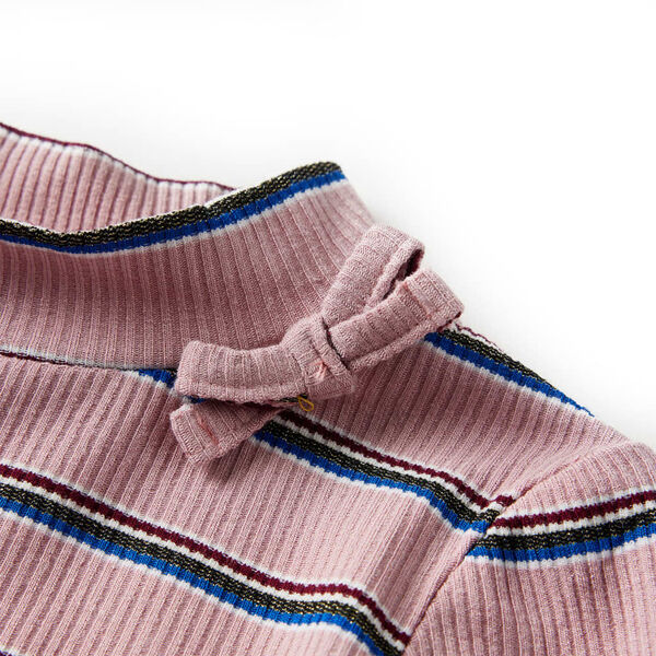 T-shirt de manga comprida para crian&ccedil;a rosa-claro 140