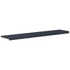 vidaXL Soleira de Janela Antracite com veios de madeira PVC