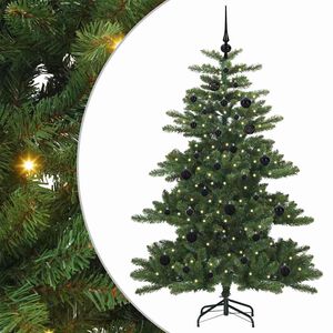 vidaXL &Aacute;rvore de Natal Articulada Artificial Verde 150 cm PVC e A&ccedil;o