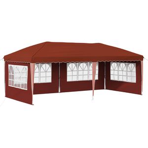vidaXL Tenda de Festa Pop-up 575 x 289 x 245 cm Terracota