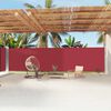 vidaXL Toldo lateral retr&aacute;til 200x1200 cm vermelho