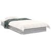 vidaXL Estrado de cama Sonoma cinzento 80 x 200 cm