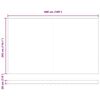 vidaXL Toldo retr&aacute;til manual com luzes LEDs 500x300cm antracite/branco