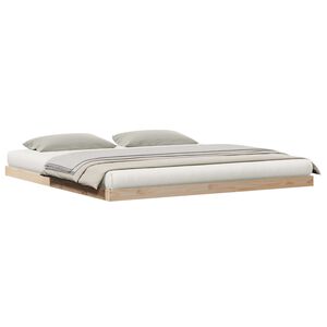 vidaXL Estrado de cama Natural 213,5 x 204 x 9 cm