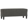 vidaXL Banco 100x35x41 cm veludo cinza-escuro