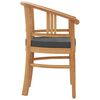 vidaXL 5 pcs conjunto de jantar p/ jardim madeira de teca maciça