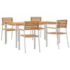 vidaXL Conjunto de Jantar para Jardim 5 unid.