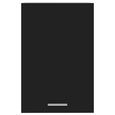 vidaXL Armário de parede 39,5x31x60 cm contraplacado preto