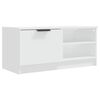 vidaXL M&oacute;vel para TV 80x35x36,5 cm madeira processada branco