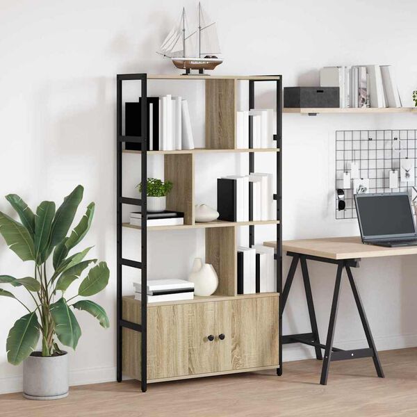 vidaXL Estante Carvalho Sonoma 80 x 30 x 155,5 cm Madeira processada