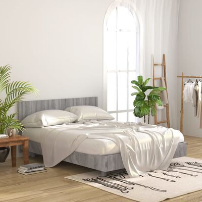 vidaXL Cabeceira cama 160x1,5x80 cm derivados madeira cinzento sonoma
