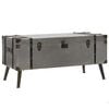 vidaXL Mesa de centro em MDF e alum&iacute;nio 102x51x47,5 cm