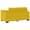 vidaXL Sof&aacute;-luvas 160x77x82 cm veludo amarelo