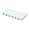 vidaXL Prateleiras 2 pcs 50x20 cm vidro transparente