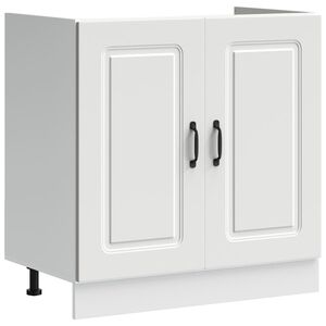 vidaXL Arm&aacute;rio baixo lavat&oacute;rio Kalmar 80x46x81,5 cm branco