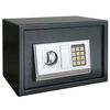 vidaXL Cofre Digital com bloqueio Cinzento escuro 35 x 25 x 25 cm A&ccedil;o