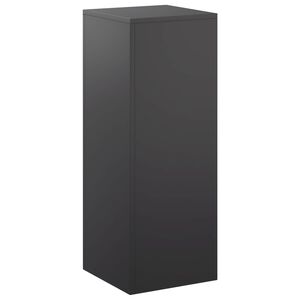 vidaXL Suporte para Plantas Preto 30 x 30 x 80 cm A&ccedil;o