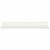 vidaXL Prateleira Flutuante 2 pcs Branco 40 x 18 x 2,5 cm A&ccedil;o