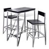 vidaXL Conjunto de mesa de balc&atilde;o para pequeno-almo&ccedil;o
