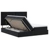vidaXL Cama com Armazenamento com cabeceira Preto 200 x 200 cm Veludo