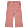 Calças para criança bombazina rosa-velho 104