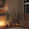 vidaXL &Aacute;rvore de Natal LED com Baubles 100 LEDs Branco Quente 150 cm