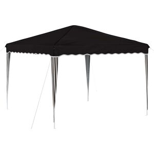 vidaXL Tenda de Festa Pop-up Preto 288 x 288 x 245 cm Tecido Oxford
