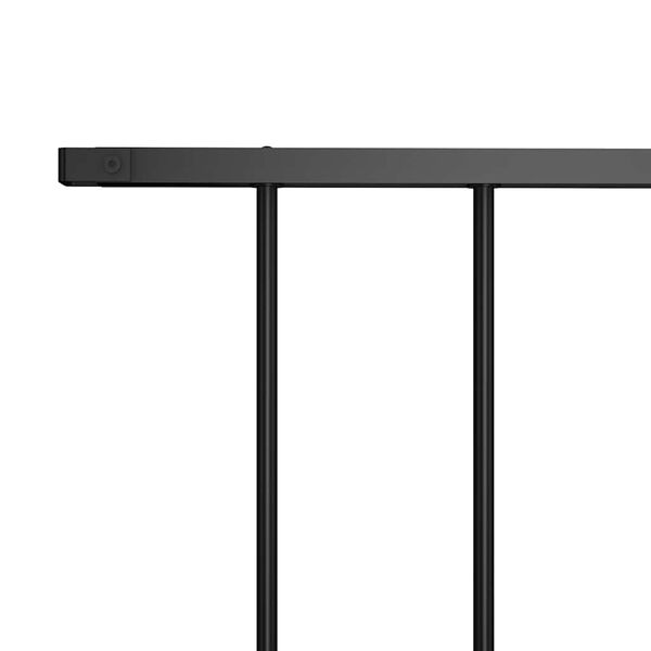 vidaXL Painel de veda&ccedil;&atilde;o Woerden em a&ccedil;o revestido a p&oacute;, 1,7 x 1,17 m, preto