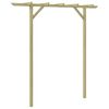 vidaXL P&eacute;rgola de jardim 205x40x203 cm madeira