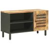 vidaXL Gabinetes de Armazenamento Natural 80 x 33 x 46 cm