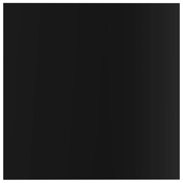 vidaXL Prateleiras para estante 4 pcs 40x40x1,5cm contraplacado preto