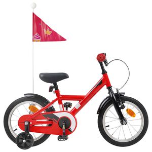 vidaXL Bicicleta Infantil 12 Polegadas para 2-4 anos Vermelho