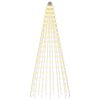 vidaXL Luzes para &aacute;rvore de Natal com estacas 270 LED Branco quente e