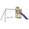 vidaXL Conjunto de brincar para exterior madeira de pinho impregnada