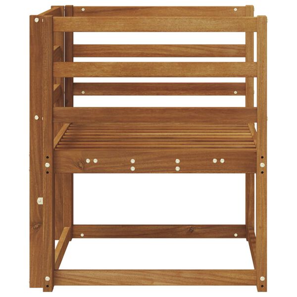 vidaXL Sof&aacute; exterior Madeira S&oacute;lida de Ac&aacute;cia Natural