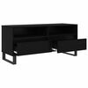 vidaXL Gabinete para TV com gaveta Carvalho Preto 100 x 34,5 x 44,5 cm