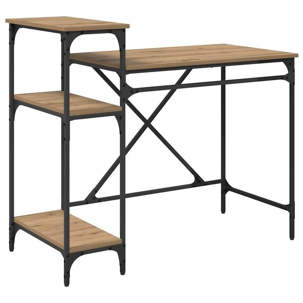 vidaXL Mesa Carvalho Artesanal 105 x 50 x 90 cm Madeira processada